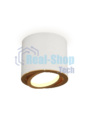 Светильник Ambrella Light XS7401004 SWH/PYG белый песок/золото желтое полированное MR16 GU5.3 (C7401, N7004)