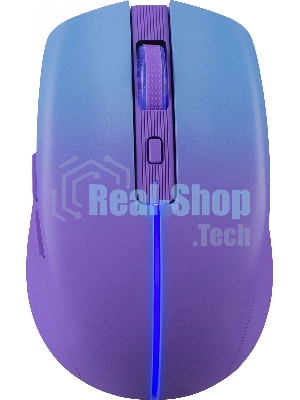 Мышь беспроводная Defender Mystery MM-301 фиолетовый, 1600 dpi, радиоканал, Bluetooth, USB, кнопки - 6