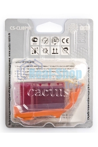 Картридж струйный Cactus CS-CLI8PM пурпурный (12 мл) для Canon Pixma iP6600/iP6600d/iP6700/iP6700d/MP960/MP970/PRO 9000