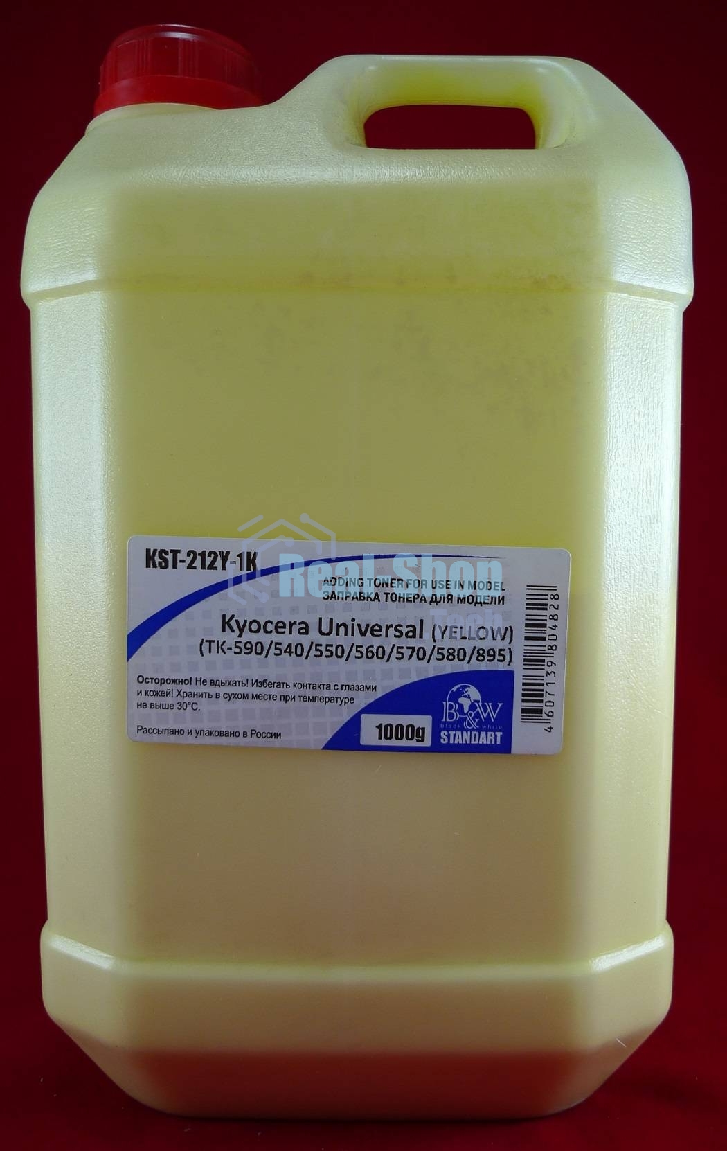 Тонер Kyocera Universal (TK-590/540/550/560/570/580/895) yellow (кан. 1кг) B&W Standart (Tomoegawa) фас России