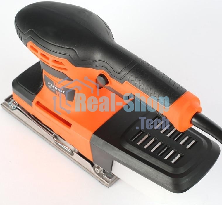 Вибрационная шлифовальная машина PATRIOT OS 120260 Вт, частота колебаний платформы 12 000 1/мин