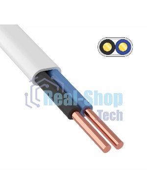 Провод ПБВВ/ПУСП 2x1,5 мм², 100 м ГОСТ 26445-85, ТУ 3551-021-38229892-2017