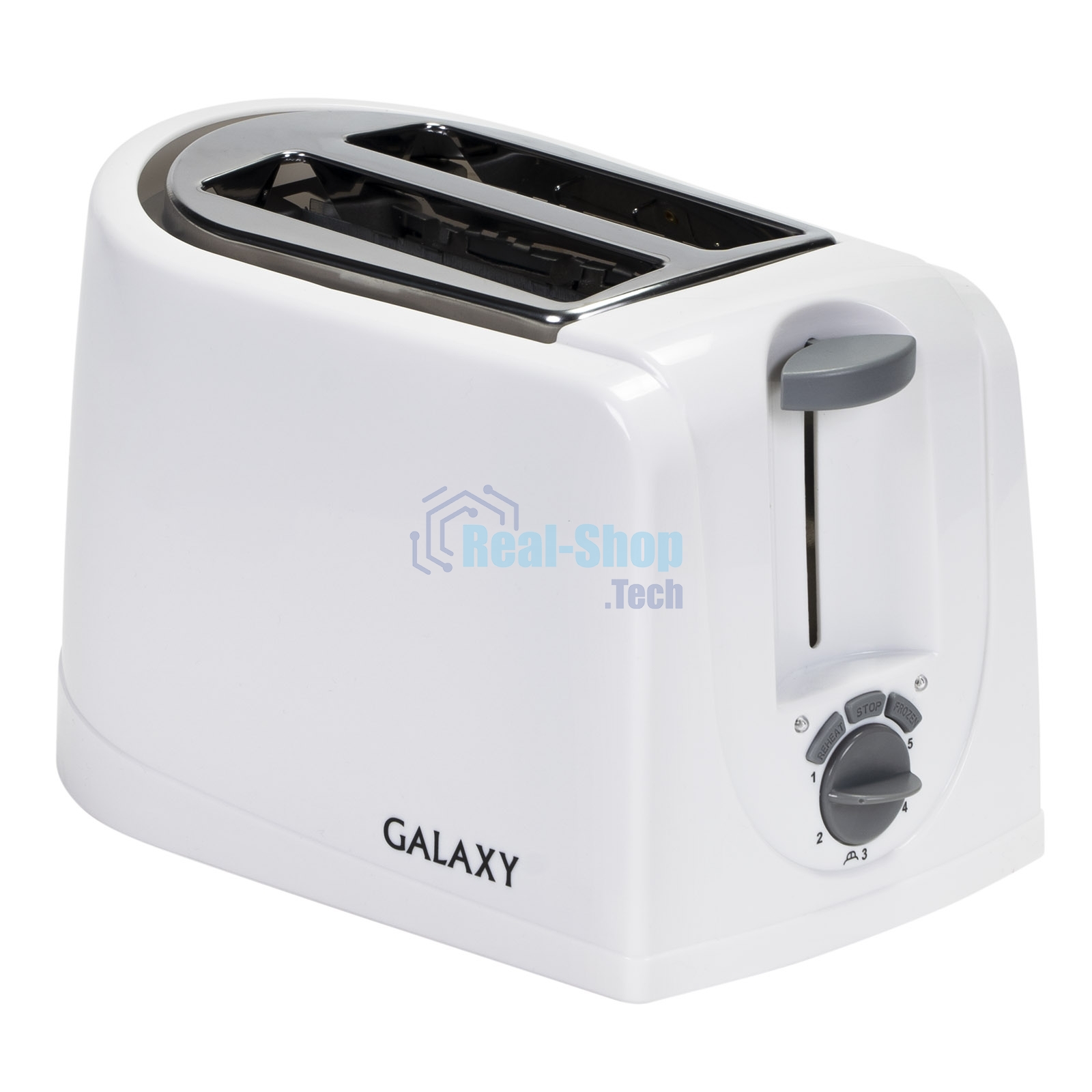 Тостер Galaxy GL 2906, белый, пластик, 850 Вт