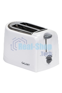 Тостер Galaxy GL 2906, белый, пластик, 850 Вт