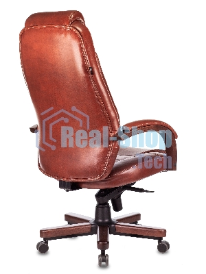 Кресло Бюрократ T-9923WALNUT Leather Eichel светло-коричневый, кожа