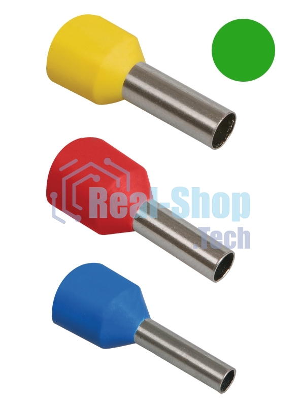 Наконечник-гильза изол. Е1612 (уп.100шт) ИЭК UGN10-016-08-12