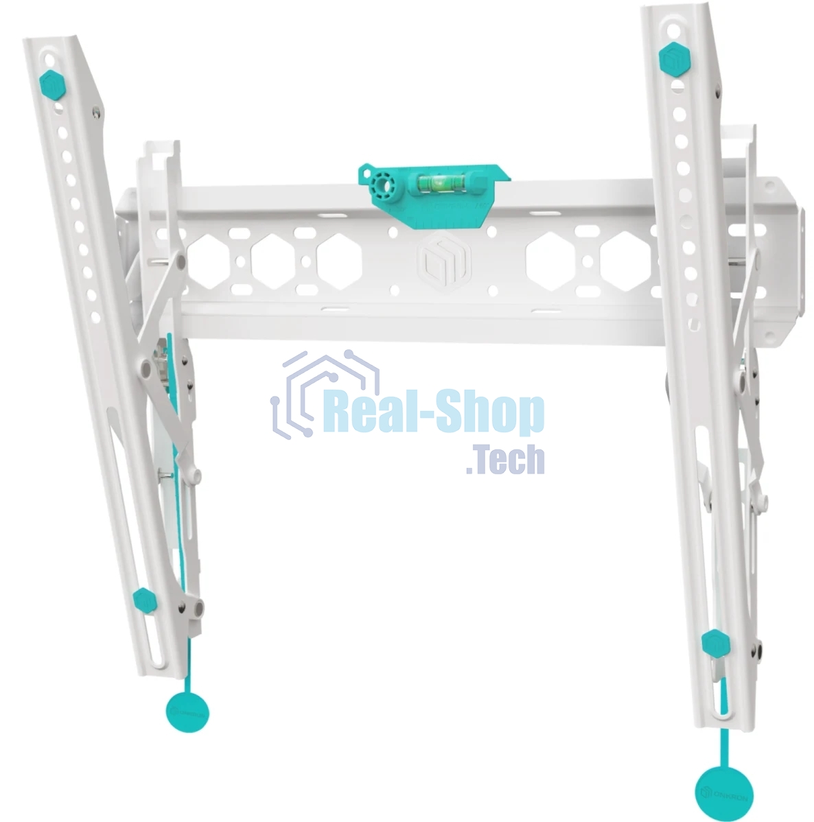 Кронштейн ONKRON TM5W/32-65'' макс 400*400 наклон +12º от стены: 35-145мм, макс вес 68,2кг, встр уровень, белый