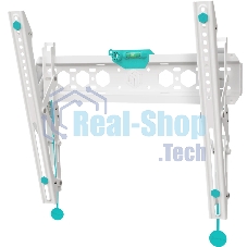 Кронштейн ONKRON TM5W/32-65'' макс 400*400 наклон +12º от стены: 35-145мм, макс вес 68,2кг, встр уровень, белый