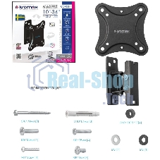 Кронштейн для телевизора Kromax CORBEL-1 черный 10
