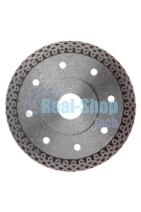 Диск алмазный Gross ф115х22,2мм, тонкий, сплошной (Jaguar), мокрое резание