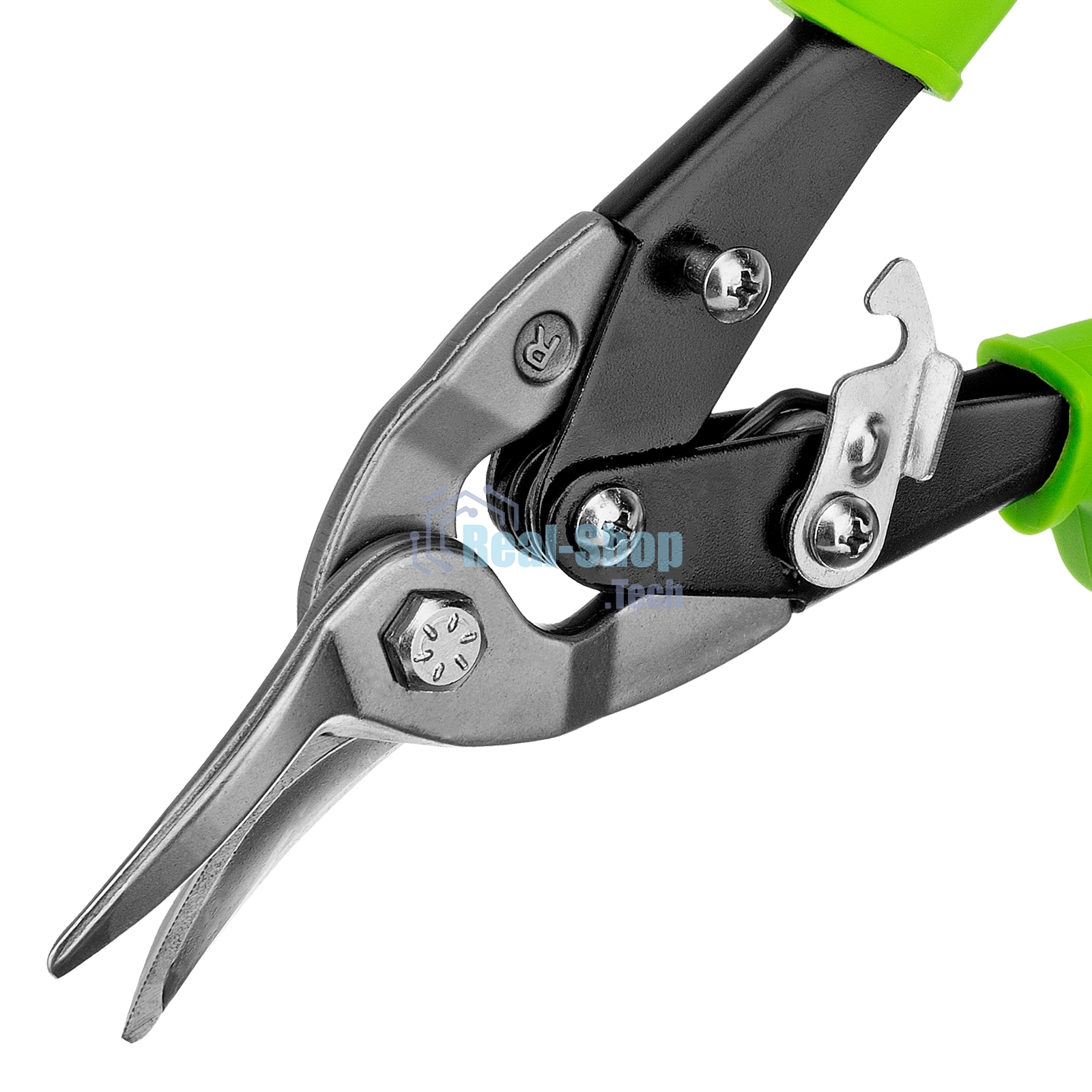 Ножницы по металлу Сибртех, 250 мм, правый рез, сталь С55,двухкомпонентные рукоятки