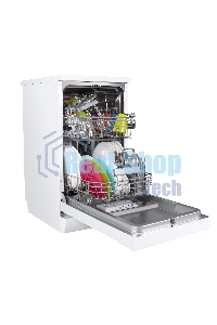 Посудомоечная машина Maunfeld MWF08S, белый, 44.8 см, 9 компл., 49 дБ, класс A+