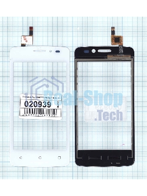 Сенсорное стекло (тачскрин) для Fly FS403 Cumulus 1, белое