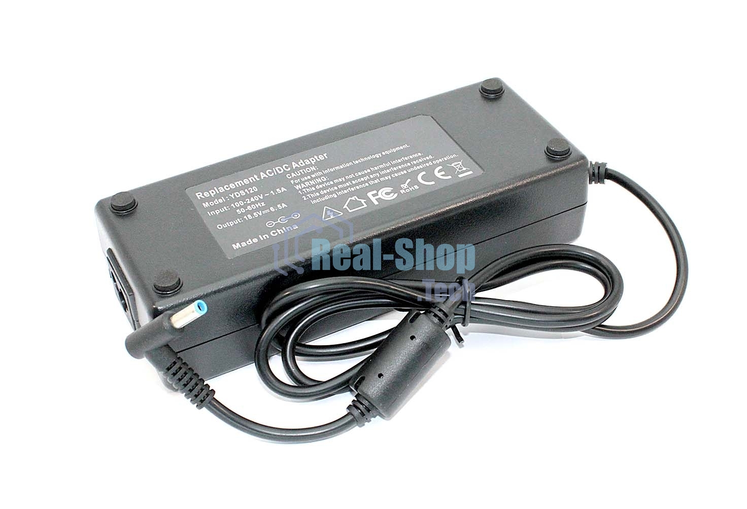 Блок питания (сетевой адаптер) для ноутбуков HP 18.5V 6.5A 120W 4.5x3.0 OEM