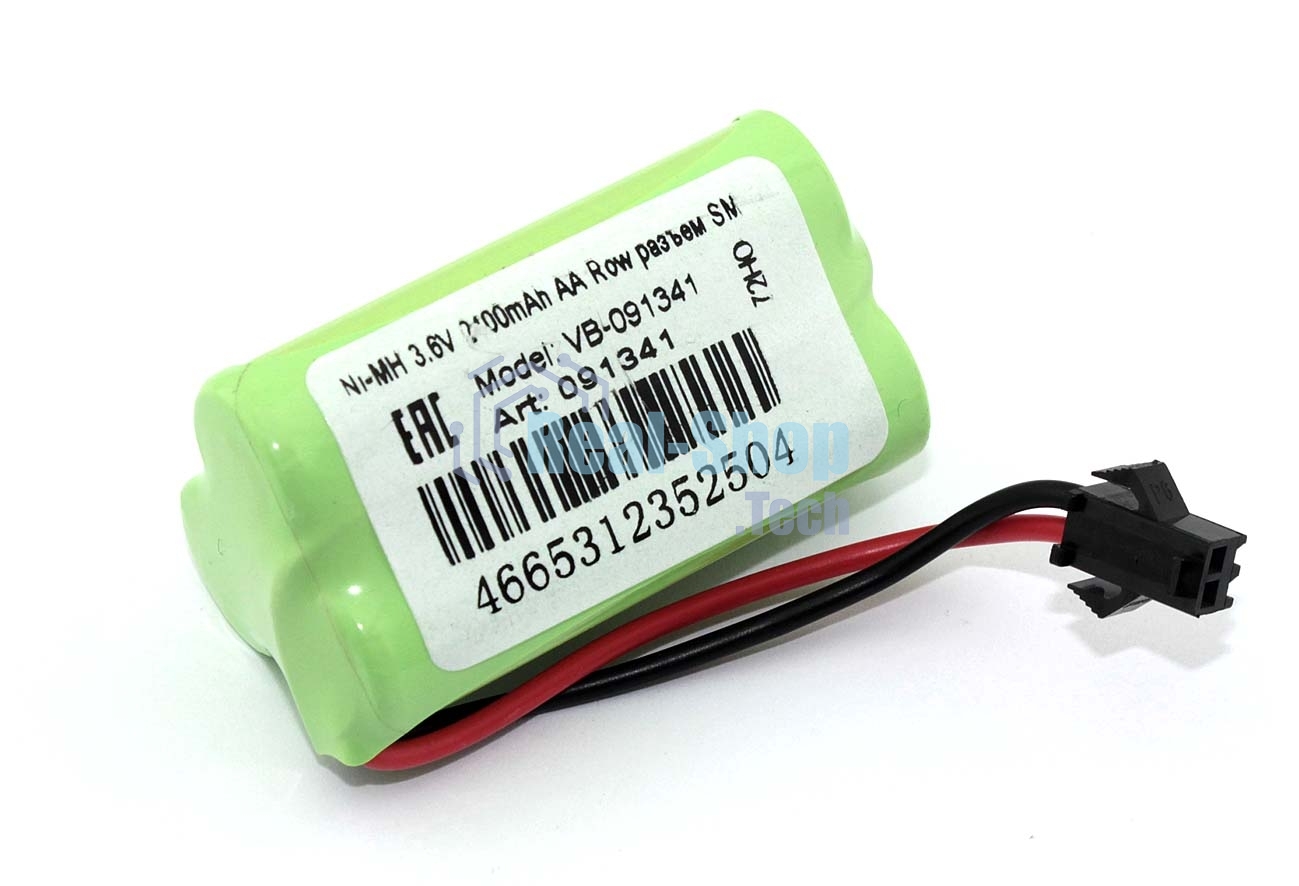 Портативный аккумулятор Ni-MH 3.6V 2400mAh AA Row разъем SM