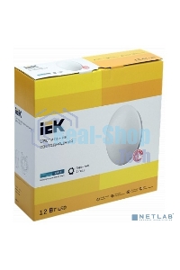 Светильник светодиодный ДПБ 1001 12Вт 4000K IP20 круг бел. ИЭК LDPB0-1001-12-4000-K01