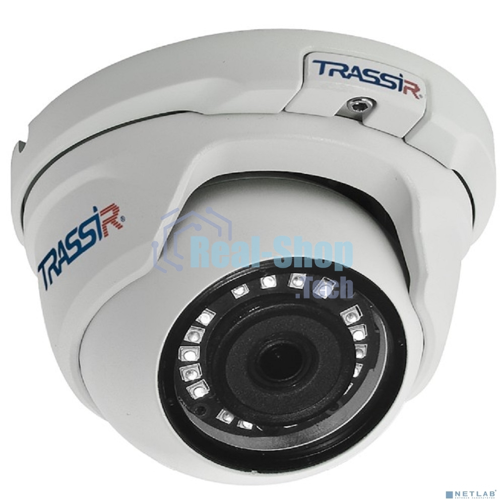 Уличная 2Мп IP-камера TRASSIR TR-D2S5 v2 3.6 с ИК-подсветкой. Матрица 1/2.9