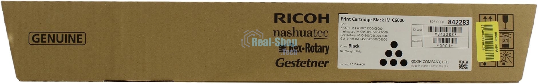 Картридж лазерный Ricoh тип IM C6000 черный, IM C4500/C5500/C6000
