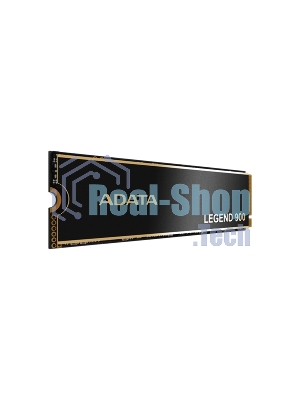Накопитель SSD ADATA LEGEND 900, 1Tb, PCIe 4.0 x4, M.2 2280, NVMe, R/W 7000/4700, с радиатором