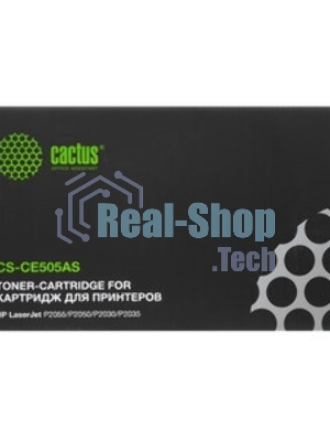 Картридж лазерный Cactus CS-CE505AS черный (2300 стр.) для HP LJ P2055/P2035