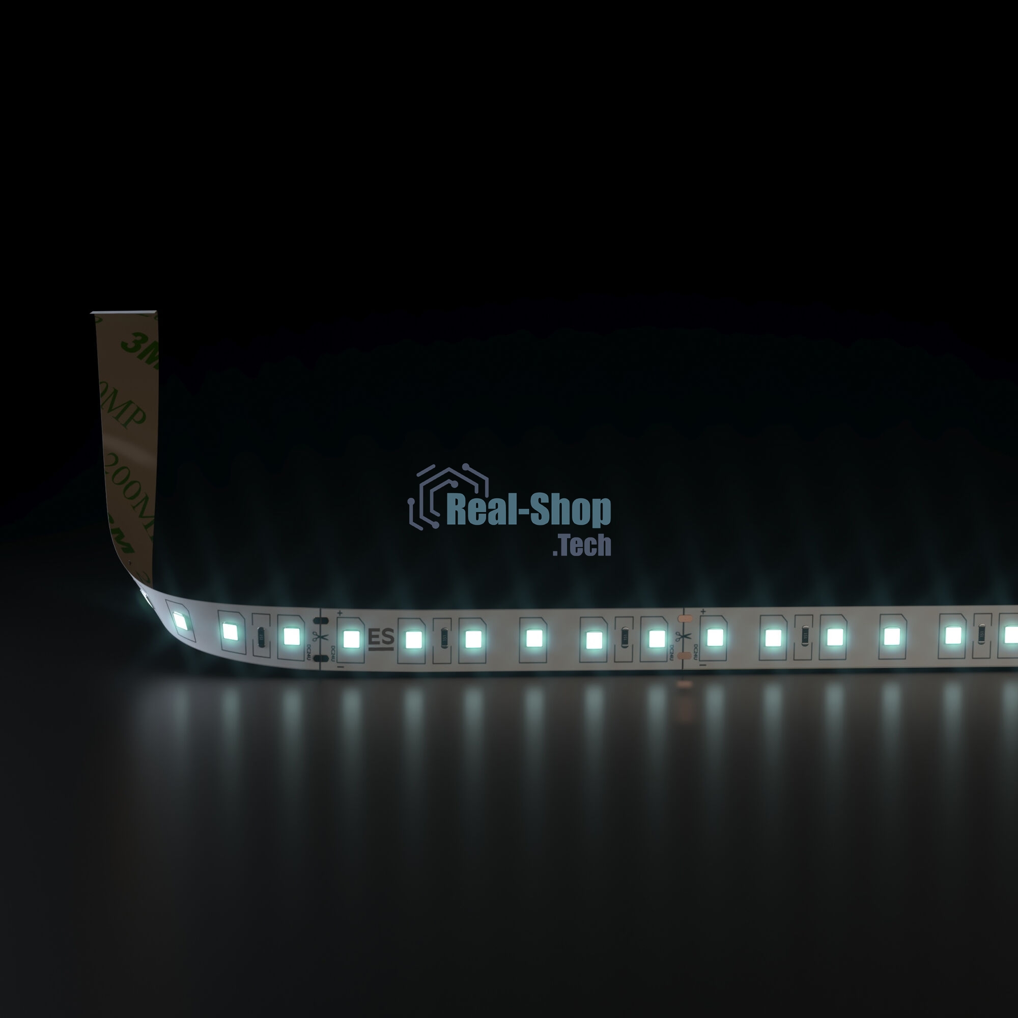 Лента светодиодная 2835 24V 120Led 9,6W IP20 / 120Led 9,6W IP20 6500K холодный белый