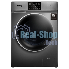 Стиральная машина KORTING KWD 60DV107 Gr серый, загрузка фронтальная 10 кг, 1200 об/мин, класс B