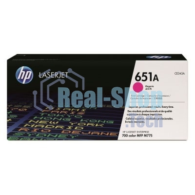 Картридж лазерный HP CE343A 651A пурпурный для LaserJet 700 Color MFP 775 16000 стр.