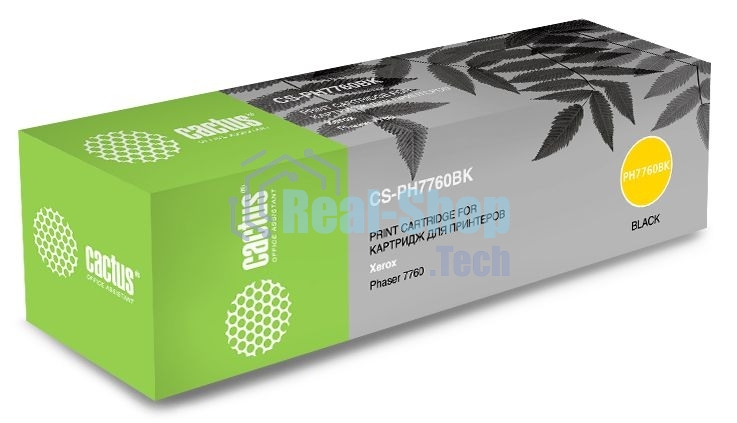 Картридж лазерный Cactus CS-PH7760BK (106R01163) черный (32000 стр.) для Xerox Phaser 7760/7760dn/7760dx/7760dxf