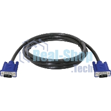 Кабель для монитора Defender SVGA HDDB15M M/M 1.8м BL BB340M-06