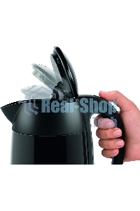 Чайник электрический Bosch TWK3P423 1.7л. 2400Вт черный (корпус: нержавеющая сталь)