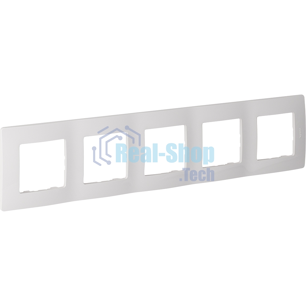 Рамка 5 постов, бел. ETIKA