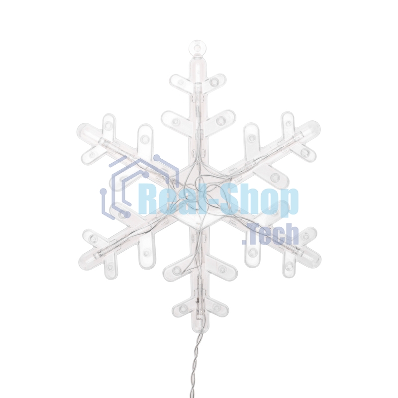 Гирлянда Neon-night Бахрома со снежинками 2,4х0,9м, 150 LED, белый, с контроллером 8 режимов, 230В