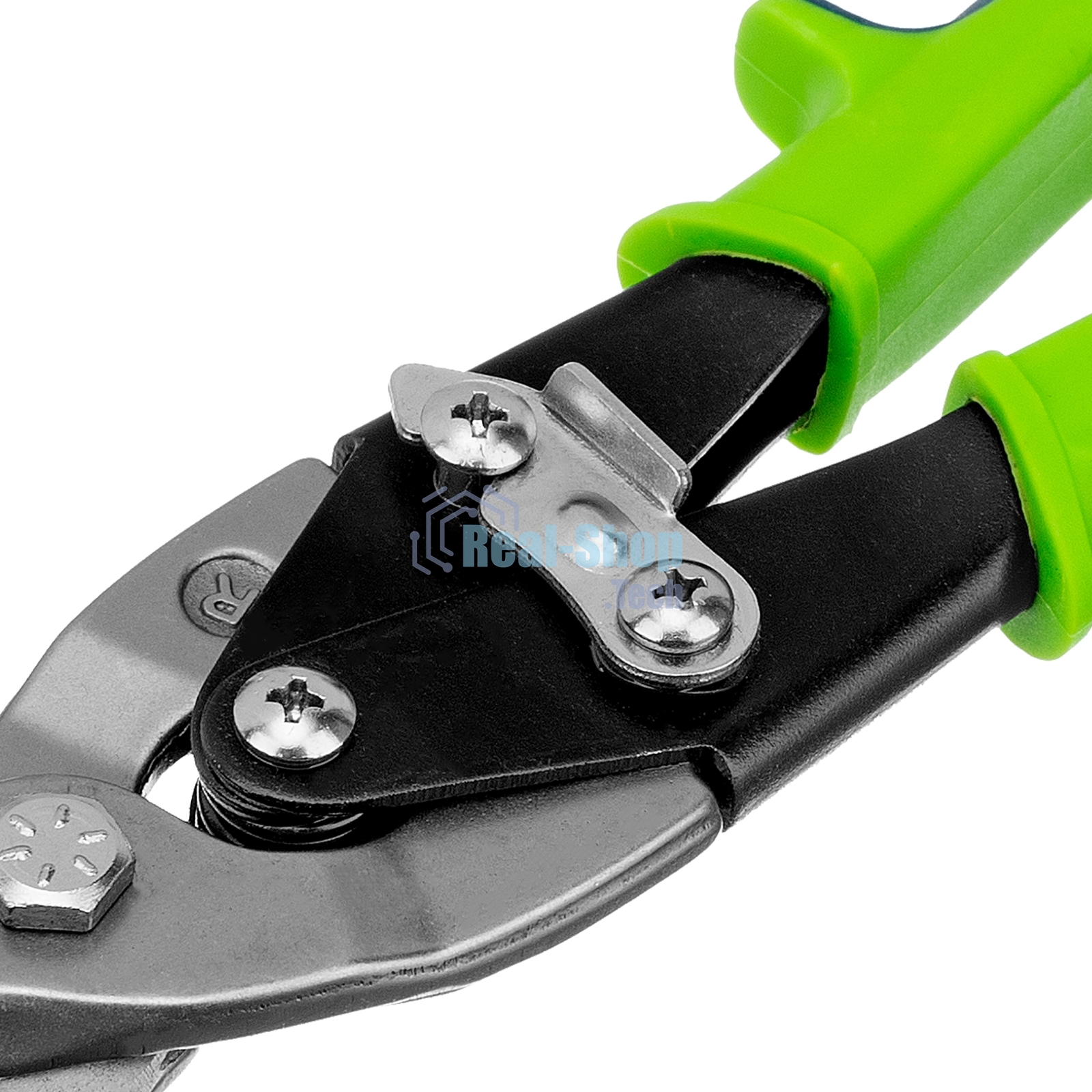 Ножницы по металлу Сибртех, 250 мм, правый рез, сталь С55,двухкомпонентные рукоятки