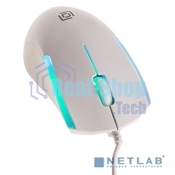 Мышь проводная Oklick 245M белый, 1000 dpi, USB, кнопки - 3
