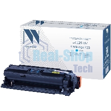 Картридж лазерный NVPrint совместимый HP CE251A/Canon 723 Cyan для LaserJet Color CP3525/CP3525dn/CP3525n/CP3525x/CM3530/CM3530fs/Canon i-SENSYS LBP7750Cdn (7000k)
