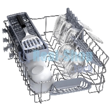 Встраиваемая посудомоечная машина Bosch SPV2HKX42E, черный, 44.8 см, 10 компл., 46 дБ, класс E