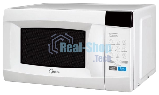 Микроволновая печь Midea EM720CKE белый, 20 л, 700 Вт, переключатели - сенсор