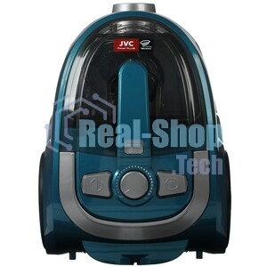 Пылесос JVC JH-VC401 бирюзовый/серый, 320/1800 Вт, уборка сухая, пылесборник контейнер 2,5 л.