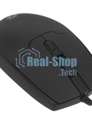 Мышь проводная Oklick 147M черный, 1600 dpi, USB, кнопки - 3