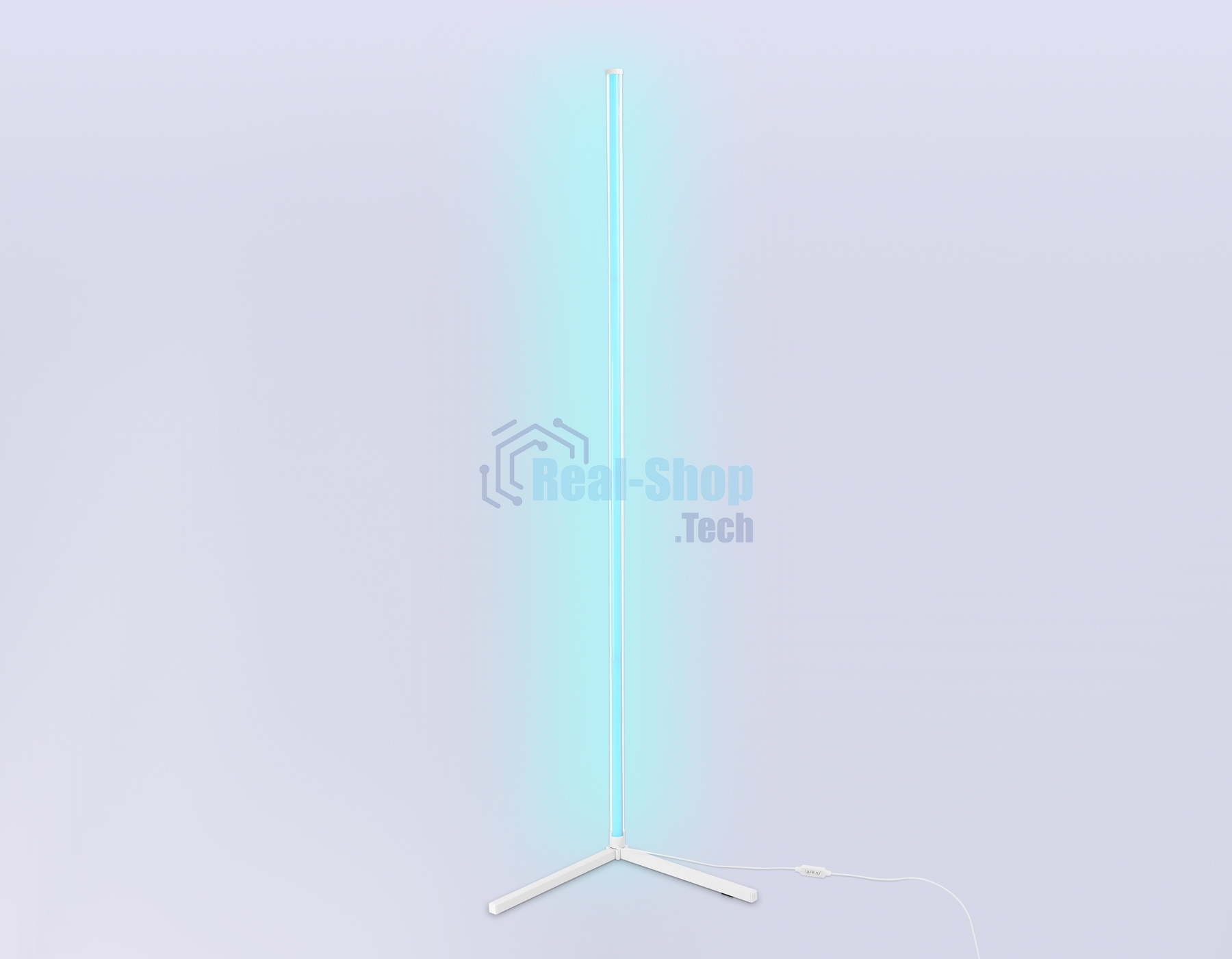 Светильник Ambrella light FL8025 WH белый LED 20W RGB D32*1650 (ПДУ РАДИО 2.4G)