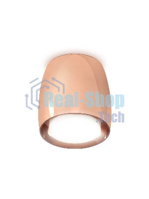 Светильник Ambrella Light XS1144020 PPG/FR золото розовое полированное/белый матовый MR16 GU5.3 (C1144, N7165)