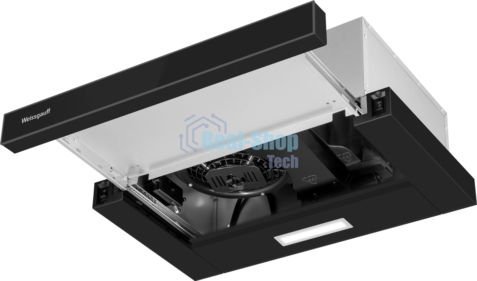 Вытяжка Weissgauff TEL 500 Black Glass