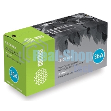 Картридж лазерный Cactus CS-CB436AS (тип CB436A) черный (2000 стр.) для HP LaserJet P1505/M1120 mfp/M1522 mfp