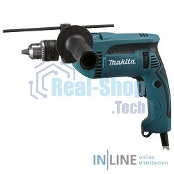 Дрель ударная Makita HP1640K 680Вт патрон:кулачковый реверс (кейс в комплекте)
