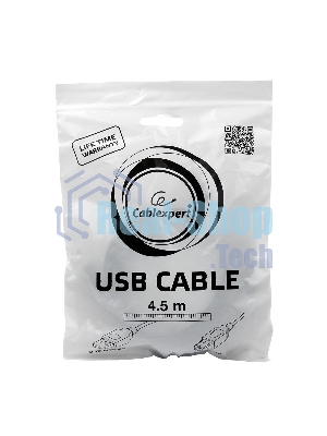Кабель Gembird USB 2.0 PRO для соед. 4.5м AM/BM позол. контакты, пакет