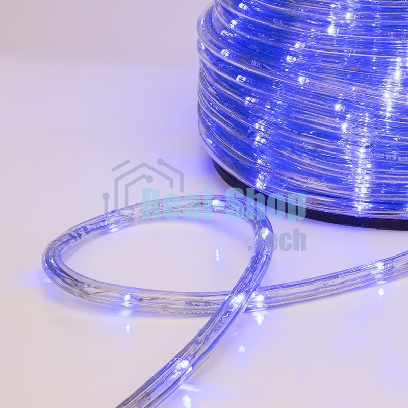 Дюралайт Neon-night LED, свечение с динамикой (3W) - синий, 24 LED/м, бухта 100м