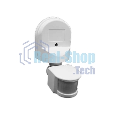 Датчик движения JazzWay PMS-IR 008 1200Вт 180град. 12м IP44 WH