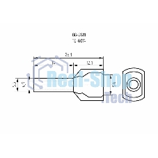 Наконечник штыревой втулочный Rexant изолированный F-14 мм 2х6 мм² (НШВи(2) 6.0-14/НГи2 6,0-14) зеленый