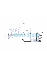Наконечник штыревой втулочный Rexant изолированный F-14 мм 2х6 мм² (НШВи(2) 6.0-14/НГи2 6,0-14) зеленый