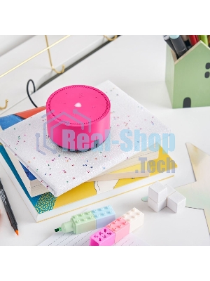 Умная колонка Яндекс Станция Лайт, 5Вт, с голосовым ассистентом Алиса, фламинго/розовый (YNDX-00025N)